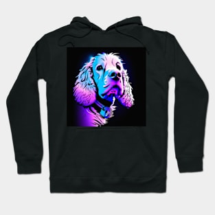 Neon Clumber Spaniel Hoodie